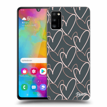 Picasee Samsung Galaxy A41 A415F Hülle - Transparentes Silikon - Lots of love