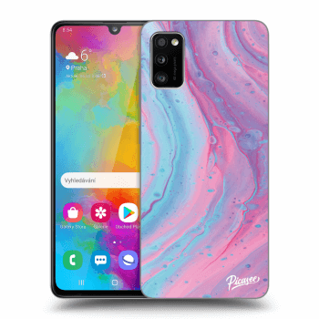 Hülle für Samsung Galaxy A41 A415F - Pink liquid