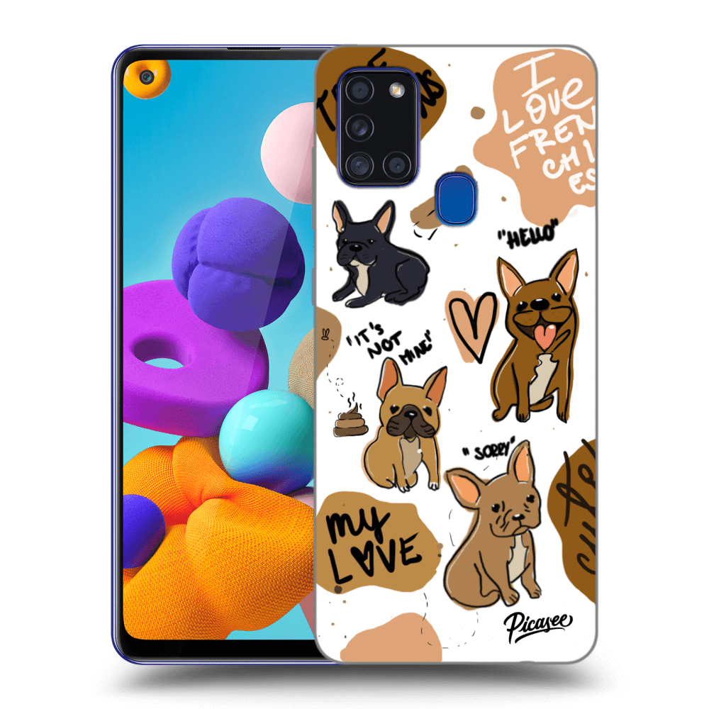 Picasee ULTIMATE CASE für Samsung Galaxy A21s - Frenchies