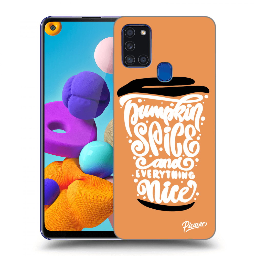 Picasee ULTIMATE CASE für Samsung Galaxy A21s - Pumpkin coffee