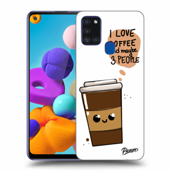 Hülle für Samsung Galaxy A21s - Cute coffee