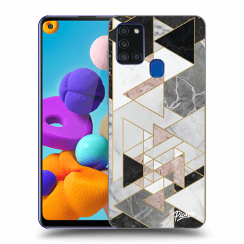 Picasee ULTIMATE CASE für Samsung Galaxy A21s - Light geometry