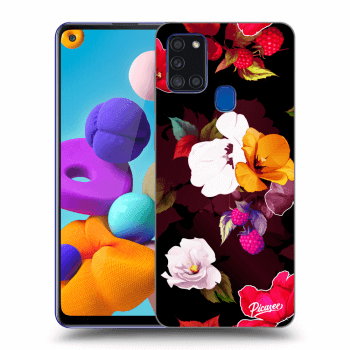 Picasee ULTIMATE CASE für Samsung Galaxy A21s - Flowers and Berries
