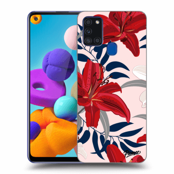 Picasee ULTIMATE CASE für Samsung Galaxy A21s - Red Lily
