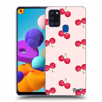 Hülle für Samsung Galaxy A21s - Cherries