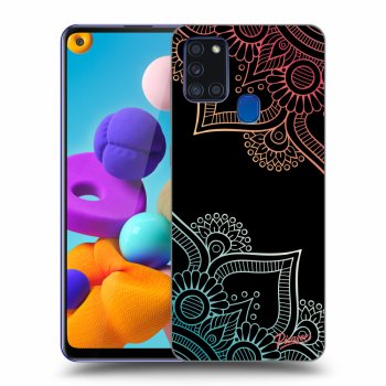 Hülle für Samsung Galaxy A21s - Flowers pattern