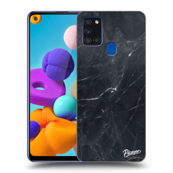 Hülle für Samsung Galaxy A21s - Black marble