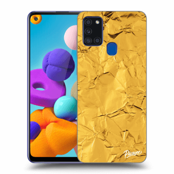 Hülle für Samsung Galaxy A21s - Gold