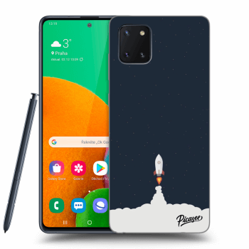 Picasee Samsung Galaxy Note 10 Lite N770F Hülle - Schwarzes Silikon - Astronaut 2