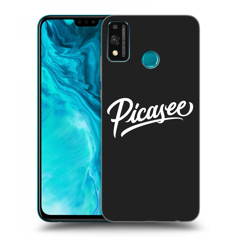 Picasee Honor 9X Lite Hülle - Schwarzes Silikon - Picasee - White