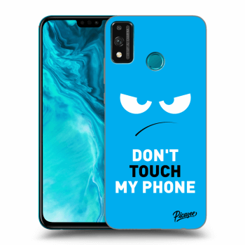 Hülle für Honor 9X Lite - Angry Eyes - Blue
