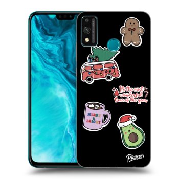 Hülle für Honor 9X Lite - Christmas Stickers