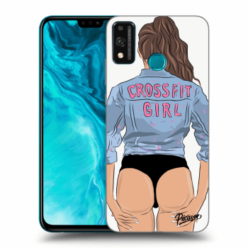 Picasee Honor 9X Lite Hülle - Transparentes Silikon - Crossfit girl - nickynellow