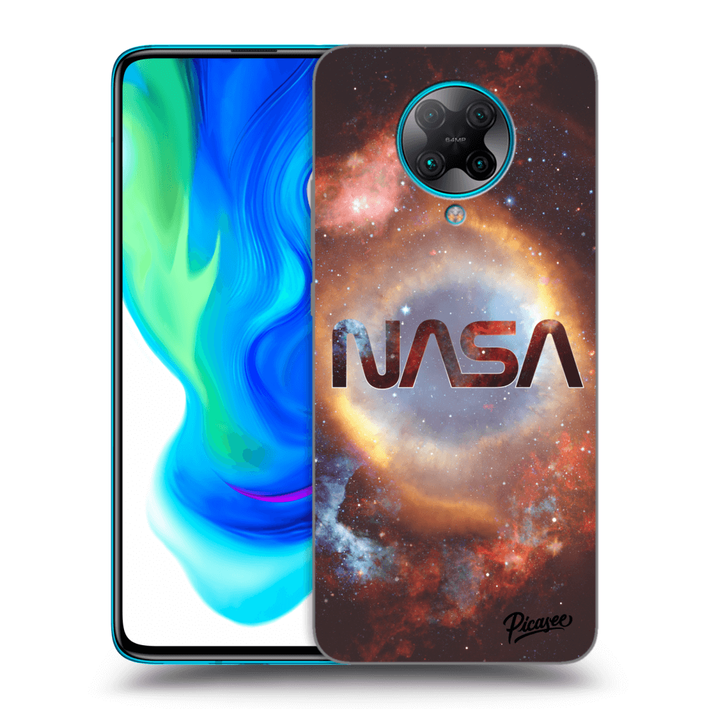 Picasee Xiaomi Poco F2 Pro Hülle - Schwarzes Silikon - Nebula
