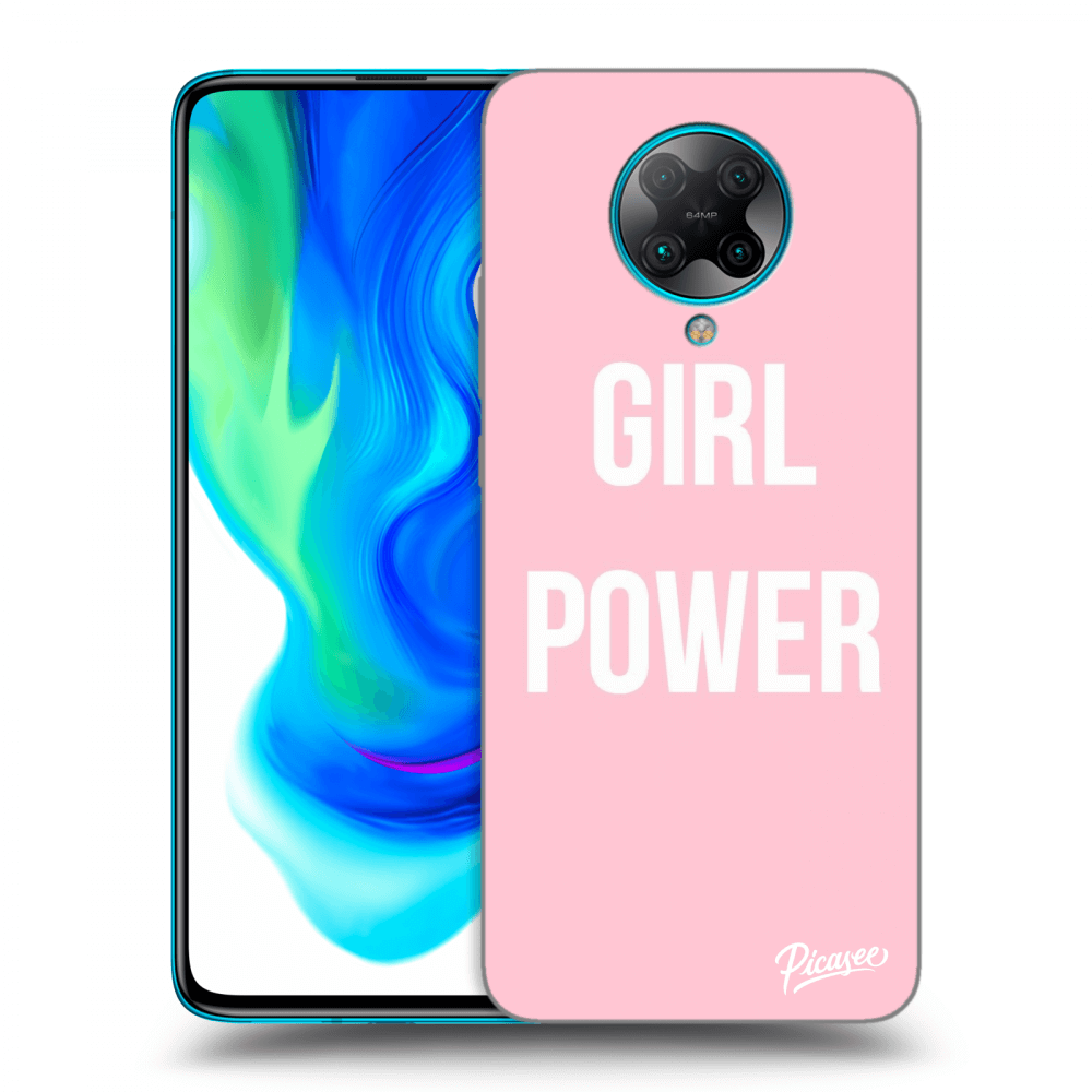 Picasee Xiaomi Poco F2 Pro Hülle - Schwarzes Silikon - Girl power