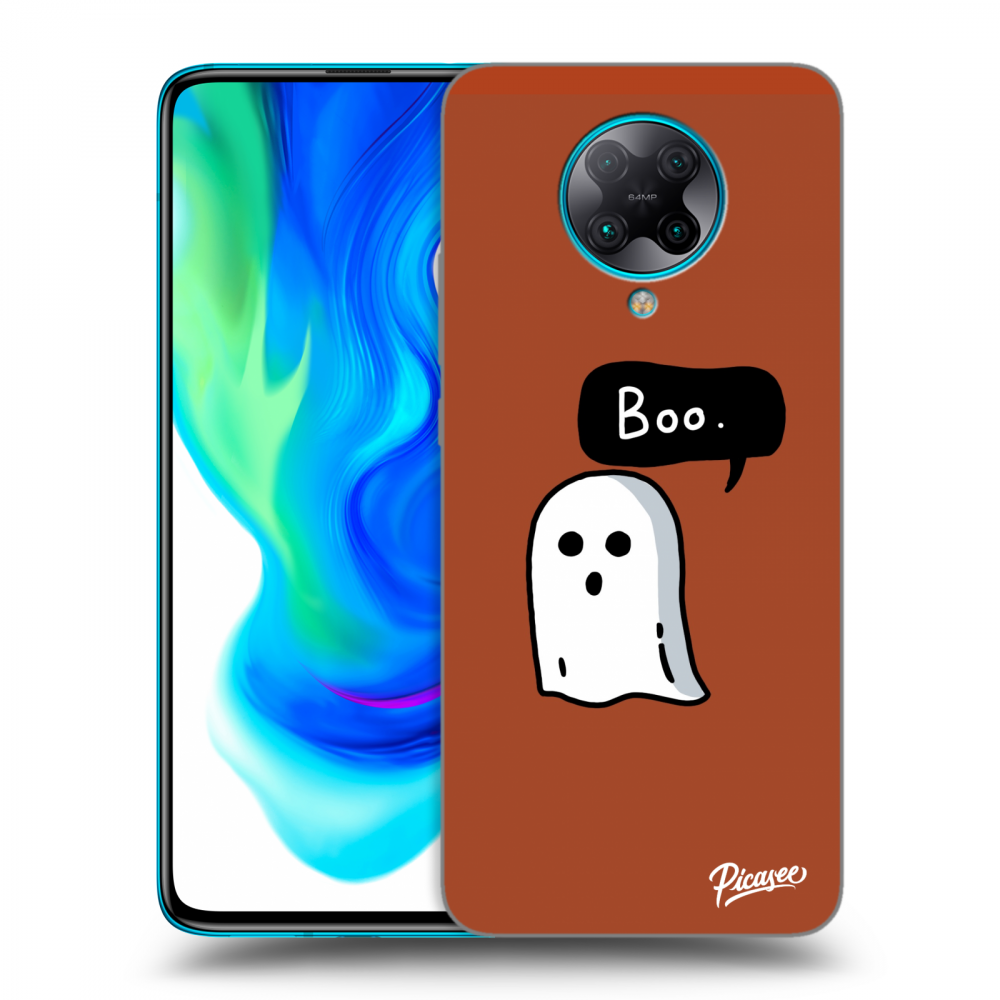 Picasee Xiaomi Poco F2 Pro Hülle - Schwarzes Silikon - Boo