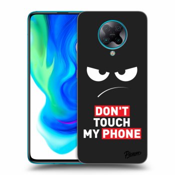 Picasee Xiaomi Poco F2 Pro Hülle - Schwarzes Silikon - Angry Eyes - Transparent