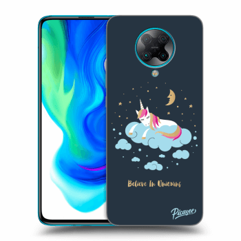 Picasee Xiaomi Poco F2 Pro Hülle - Transparentes Silikon - Believe In Unicorns