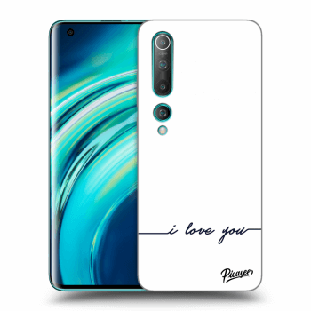 Picasee Xiaomi Mi 10 Hülle - Transparentes Silikon - I love you