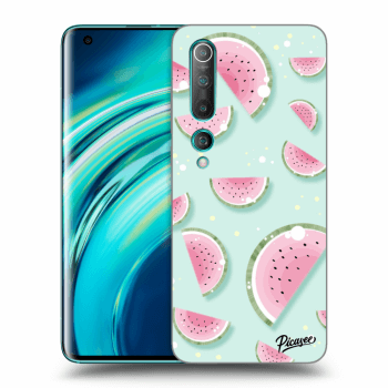 Picasee Xiaomi Mi 10 Hülle - Schwarzes Silikon - Watermelon 2
