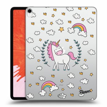 Picasee transparente Silikonhülle für Apple iPad Pro 12.9" 2018 (3. gen) - Unicorn star heaven