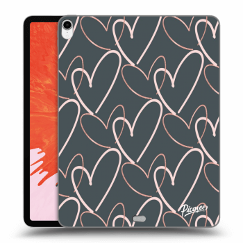 Picasee transparente Silikonhülle für Apple iPad Pro 12.9" 2018 (3. gen) - Lots of love
