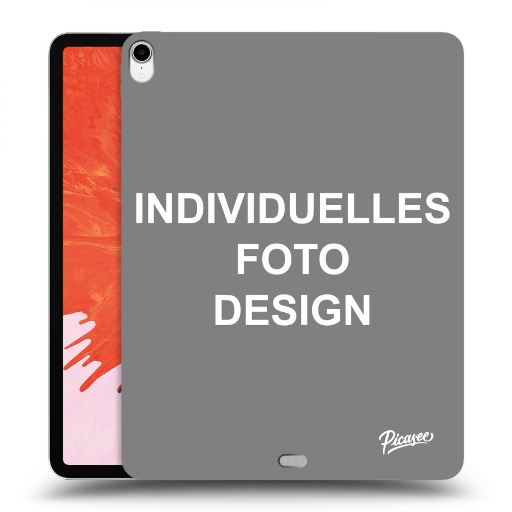 Picasee transparente Silikonhülle für Apple iPad Pro 12.9" 2018 (3. gen) - Individuelles Fotodesign