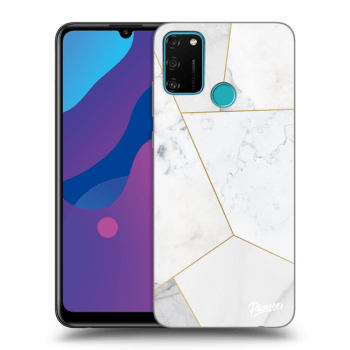 Hülle für Honor 9A - White tile