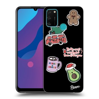 Hülle für Honor 9A - Christmas Stickers