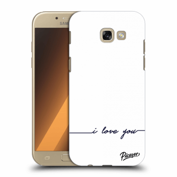 Picasee Samsung Galaxy A5 2017 A520F Hülle - Transparenter Kunststoff - I love you