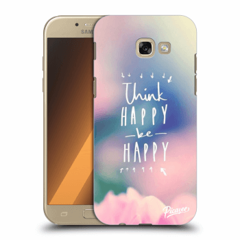 Picasee Samsung Galaxy A5 2017 A520F Hülle - Transparentes Silikon - Think happy be happy