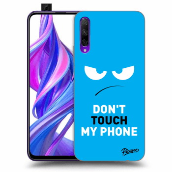 Hülle für Honor 9X Pro - Angry Eyes - Blue