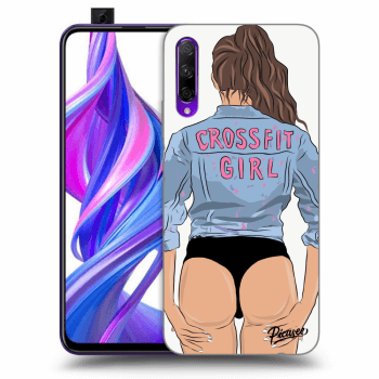 Picasee Honor 9X Pro Hülle - Transparentes Silikon - Crossfit girl - nickynellow