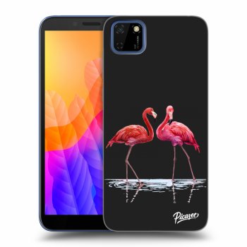 Hülle für Huawei Y5P - Flamingos couple
