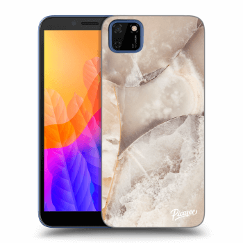 Hülle für Huawei Y5P - Cream marble