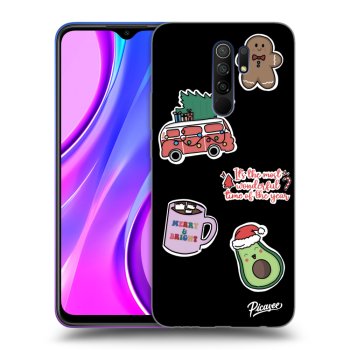 Hülle für Xiaomi Redmi 9 - Christmas Stickers