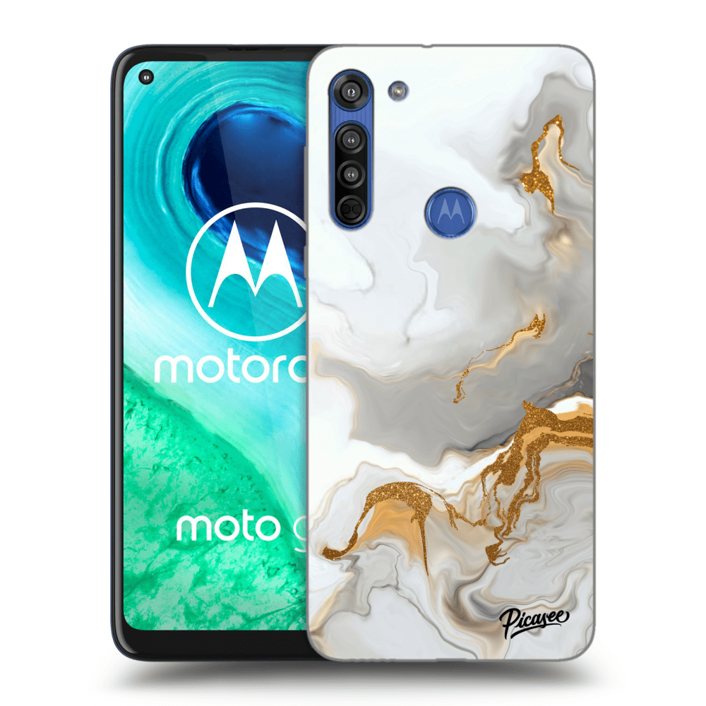 Picasee Motorola Moto G8 Hülle - Transparentes Silikon - Her