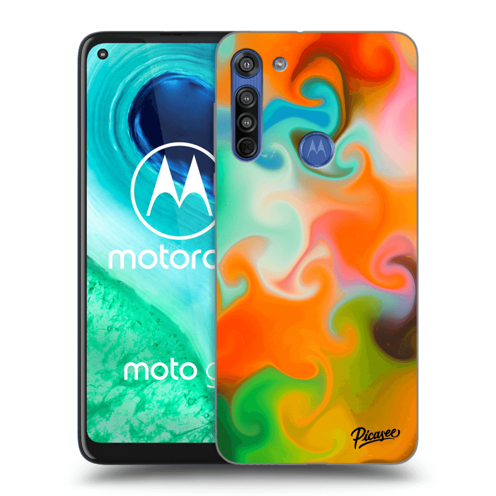 Picasee Motorola Moto G8 Hülle - Transparentes Silikon - Juice