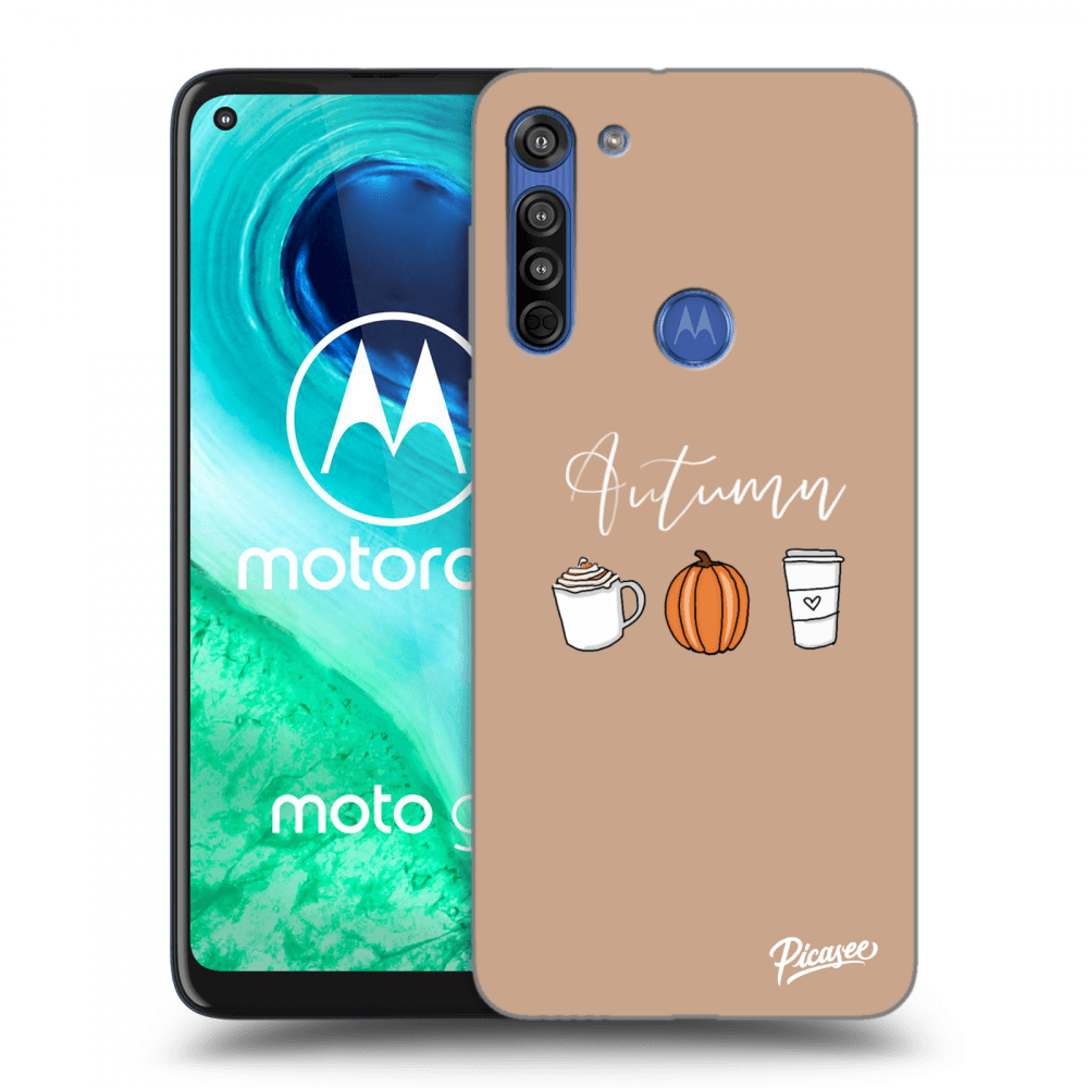 Picasee Motorola Moto G8 Hülle - Transparentes Silikon - Autumn