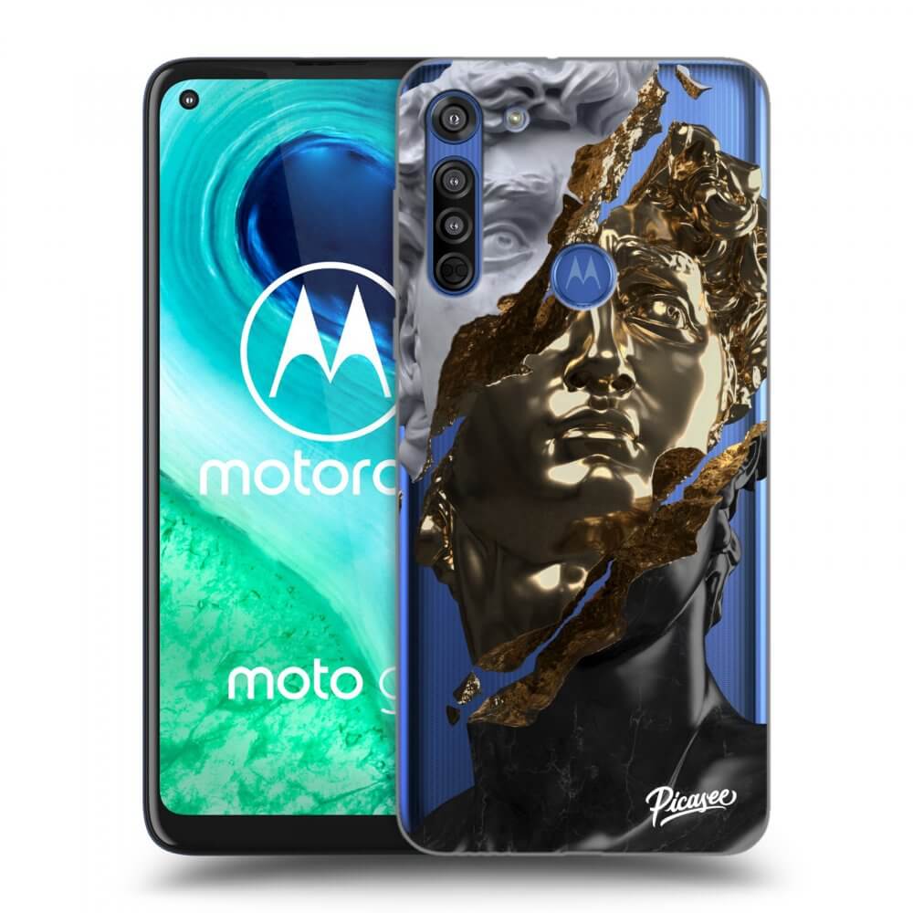 Picasee Motorola Moto G8 Hülle - Transparentes Silikon - Trigger