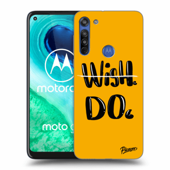 Picasee Motorola Moto G8 Hülle - Schwarzes Silikon - Wish Do