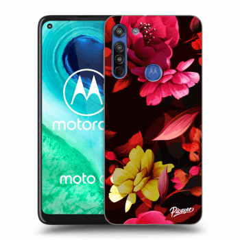 Hülle für Motorola Moto G8 - Dark Peonny