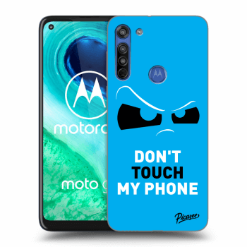 Hülle für Motorola Moto G8 - Cloudy Eye - Blue