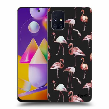 Hülle für Samsung Galaxy M31s - Flamingos