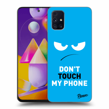 Hülle für Samsung Galaxy M31s - Angry Eyes - Blue