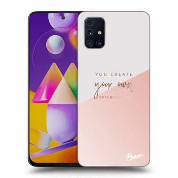 Picasee Samsung Galaxy M31s Hülle - Schwarzes Silikon - You create your own opportunities