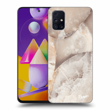 Hülle für Samsung Galaxy M31s - Cream marble