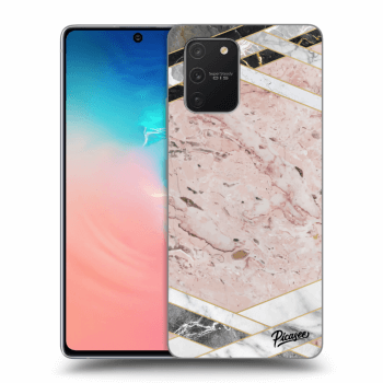 Hülle für Samsung Galaxy S10 Lite - Pink geometry