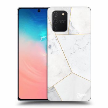 Hülle für Samsung Galaxy S10 Lite - White tile