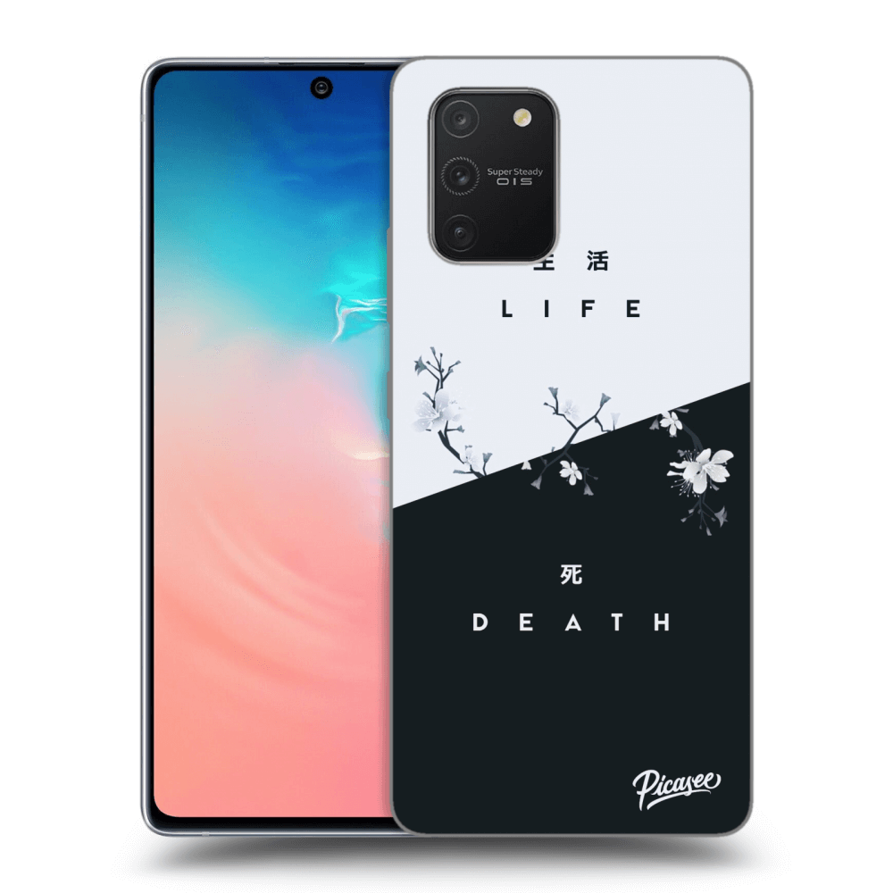 Picasee Samsung Galaxy S10 Lite Hülle - Schwarzes Silikon - Life - Death